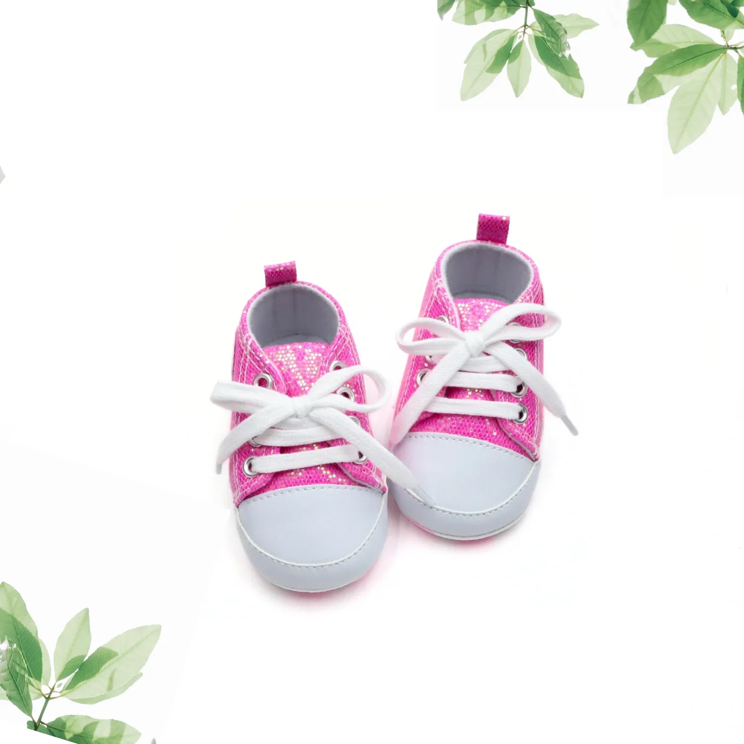 

Men's and women's baby shoes canvas shoes baby shoes soft sole comfortable anti slip breathable sequin style 0-1 and a half year