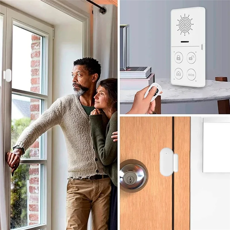 

CABE-Tuya Wi-Fi умная сигнализация 433M охранная сигнализация хост Smart Life управление приложением беспроводной комплект домашней сигнализации защита