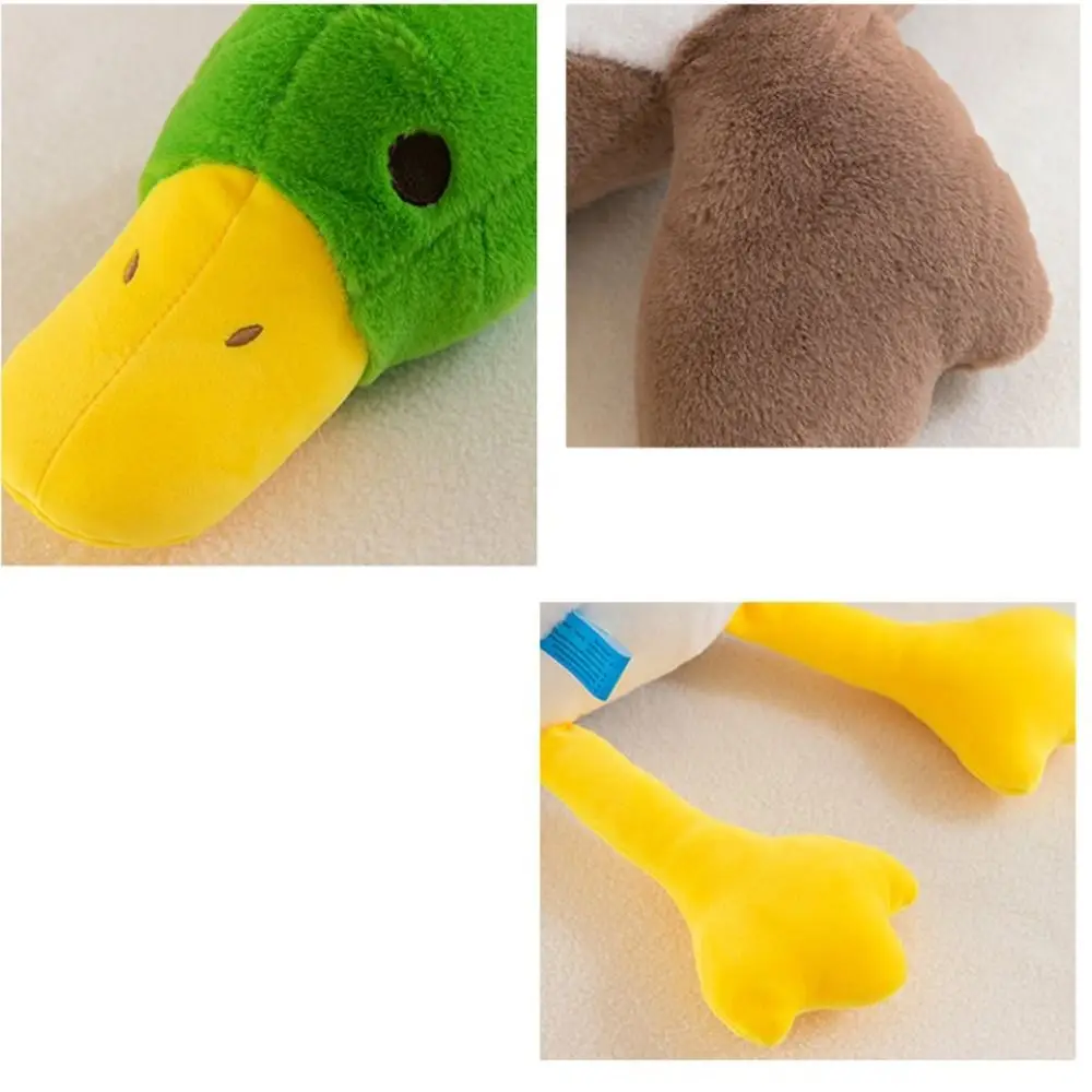 Süßes pelziges Stockente-Enten-Riesen-weiches Schwanen-Tierkissen, Gans-Umarmungskissen, Geschenk