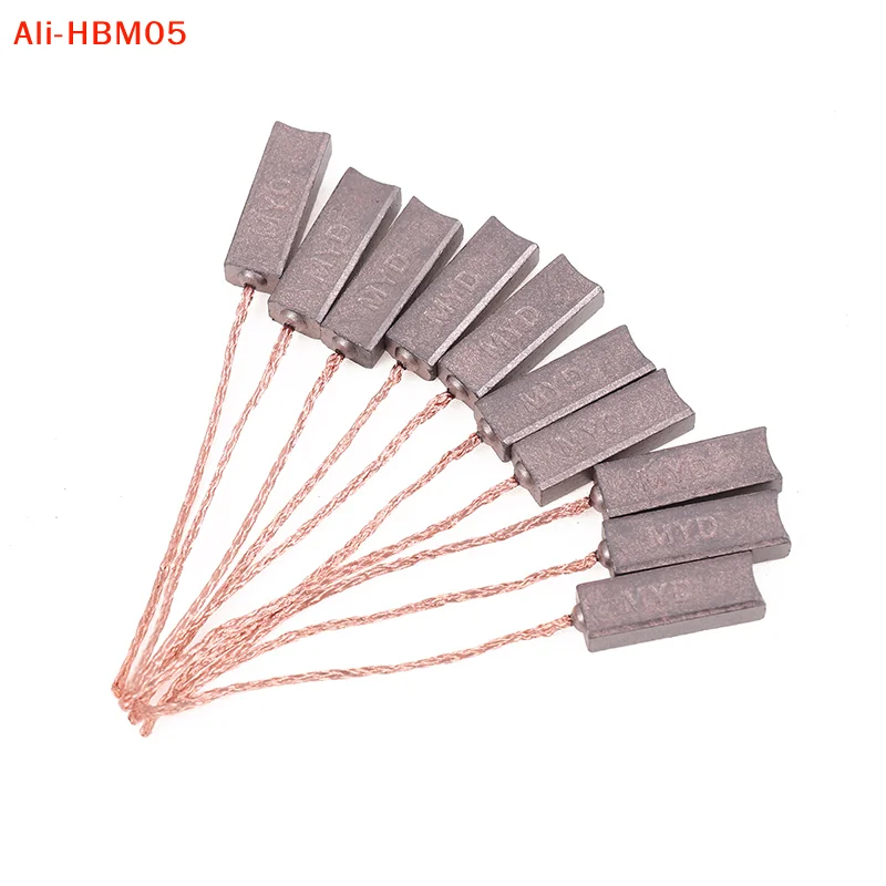 (HB05)10PCS 4.5X6.5X20mm High Copper Generator Carbon Brushes Alternator Regulator For