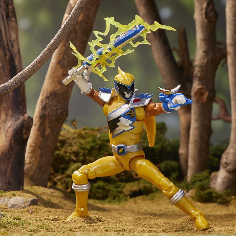 [在庫あり] ハスブロ パワーレンジャー ライトニング コレクション ディノ チャージ ゴールド レンジャー エクセレント 6 インチ スケール アクション フィギュア モデル おもちゃ