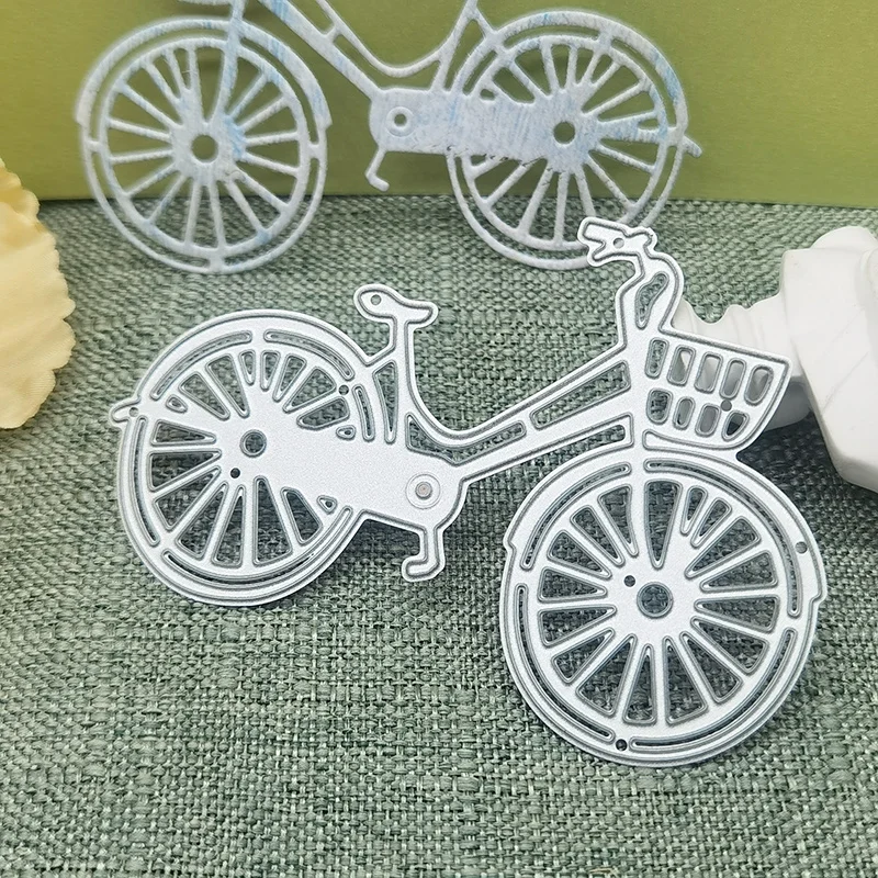 New Bicycle Design Handicrafts Metal Mold Cutting Die Scrapbook Die Cutting Photo Album Card Paper Carving  cutting dies 2024