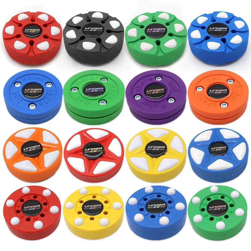 

Шайба для уличного хоккея с шайбой, зеленая шайба для хоккея с печеньем, пластиковая тренировочная шайба, многоразовая тренировочная шайба для льда