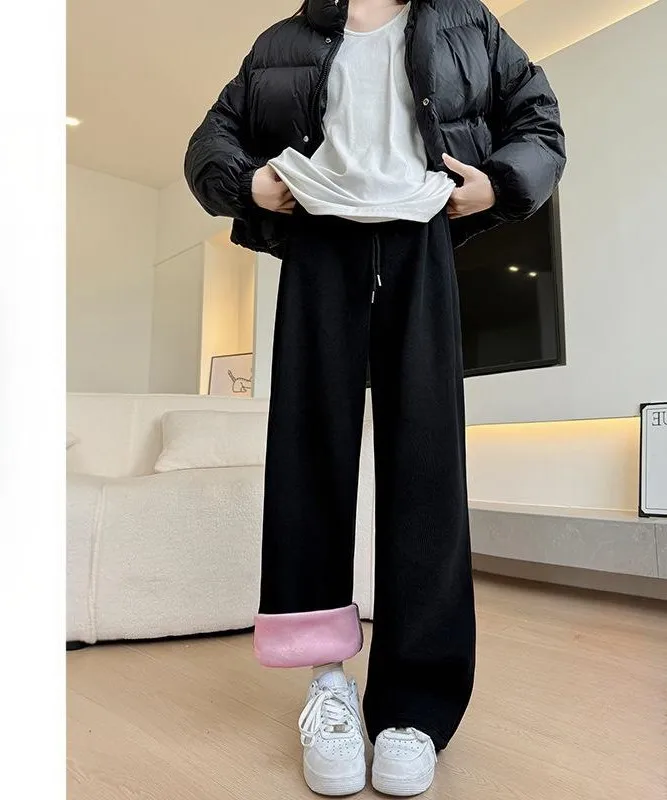 

Широкие брюки, асимметричные женские летние ультратонкие мягкие на ощупь перфорированные цветные блоки в горошек, хипстерские простые брюки