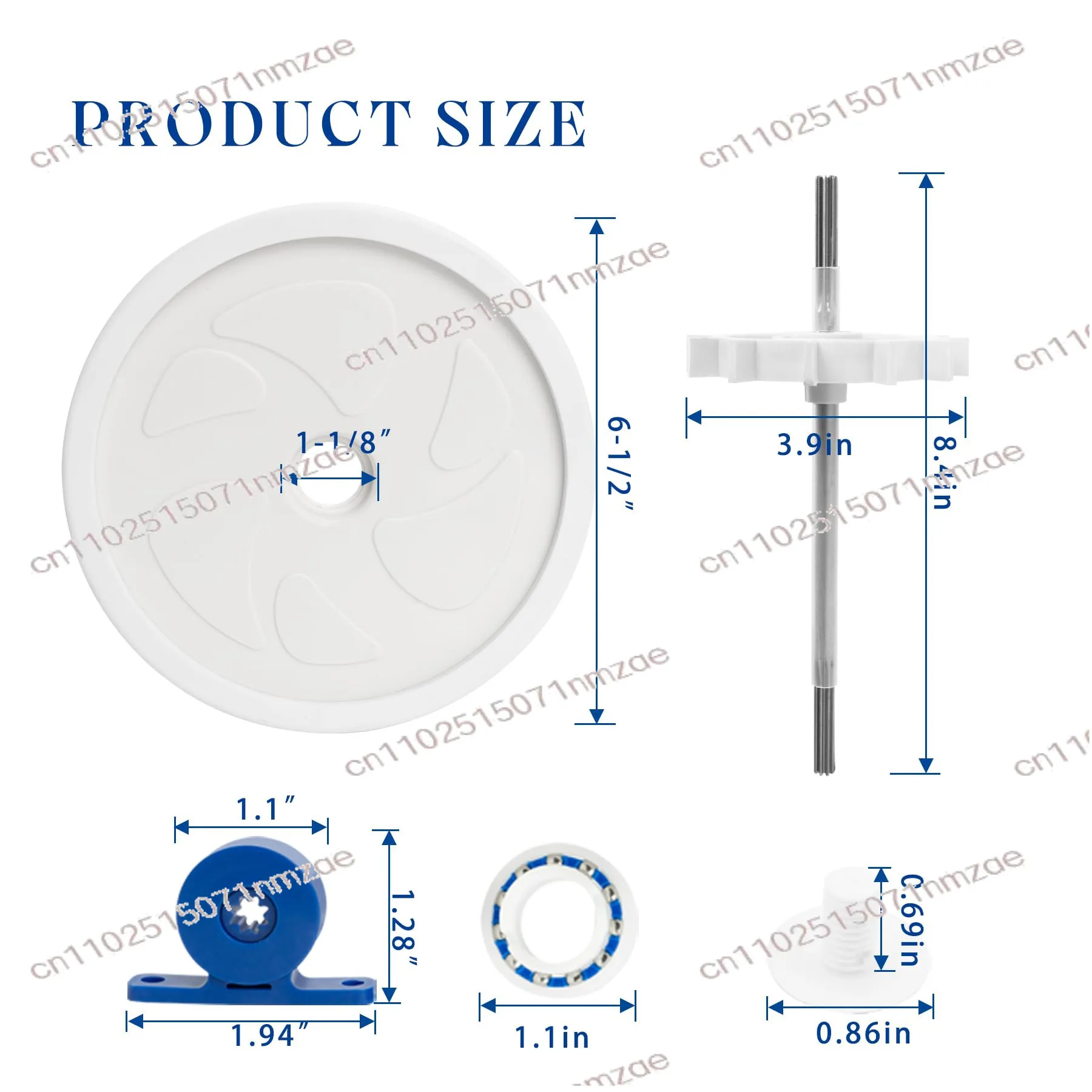 Pool Cleaner Replacement Kit 180 280 Includes 3 C6 Wheels 8 C60