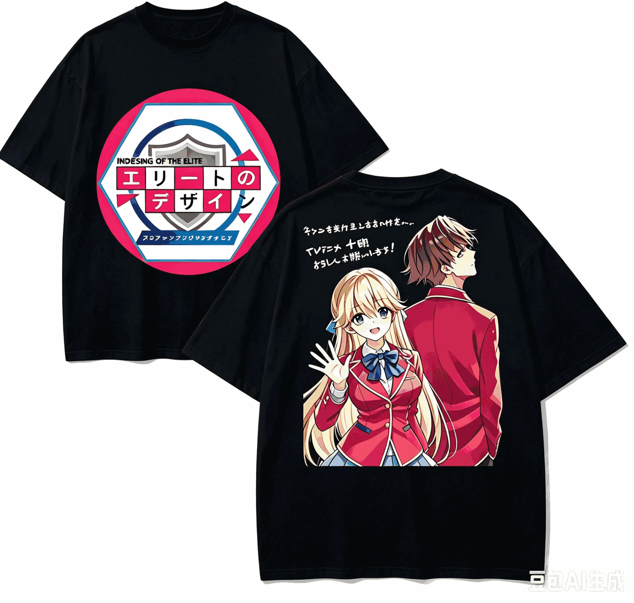 Classroom of the Elite Anime Lover T-shirt Harajuku Cotton New Model High Street Retro Fashion Oversized Unisex hot product soft