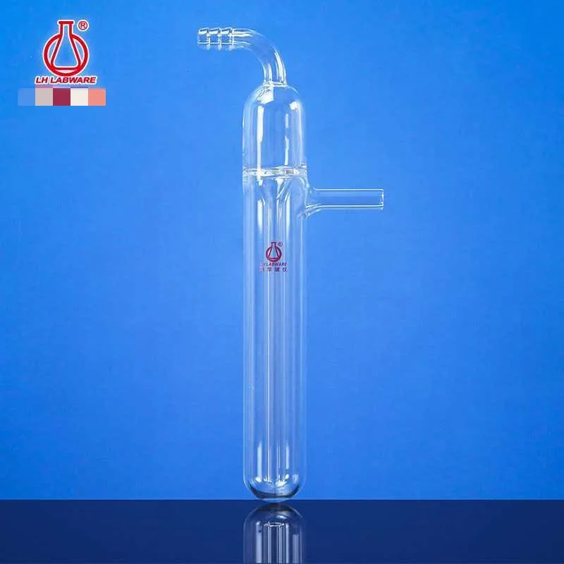 Glass aerator, oil bubble vent pipe, straight anti backflow suction aerator, straight glass cold hydrazine LH-210