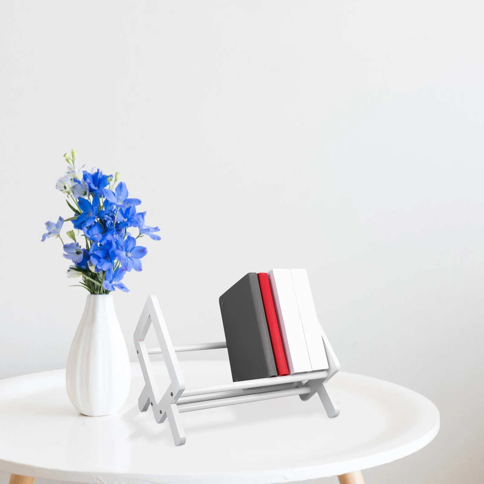 

Shelf Organizer Desktop Book End For Books Magazines Study Reading Rack Display Storage Decorative Book Holder