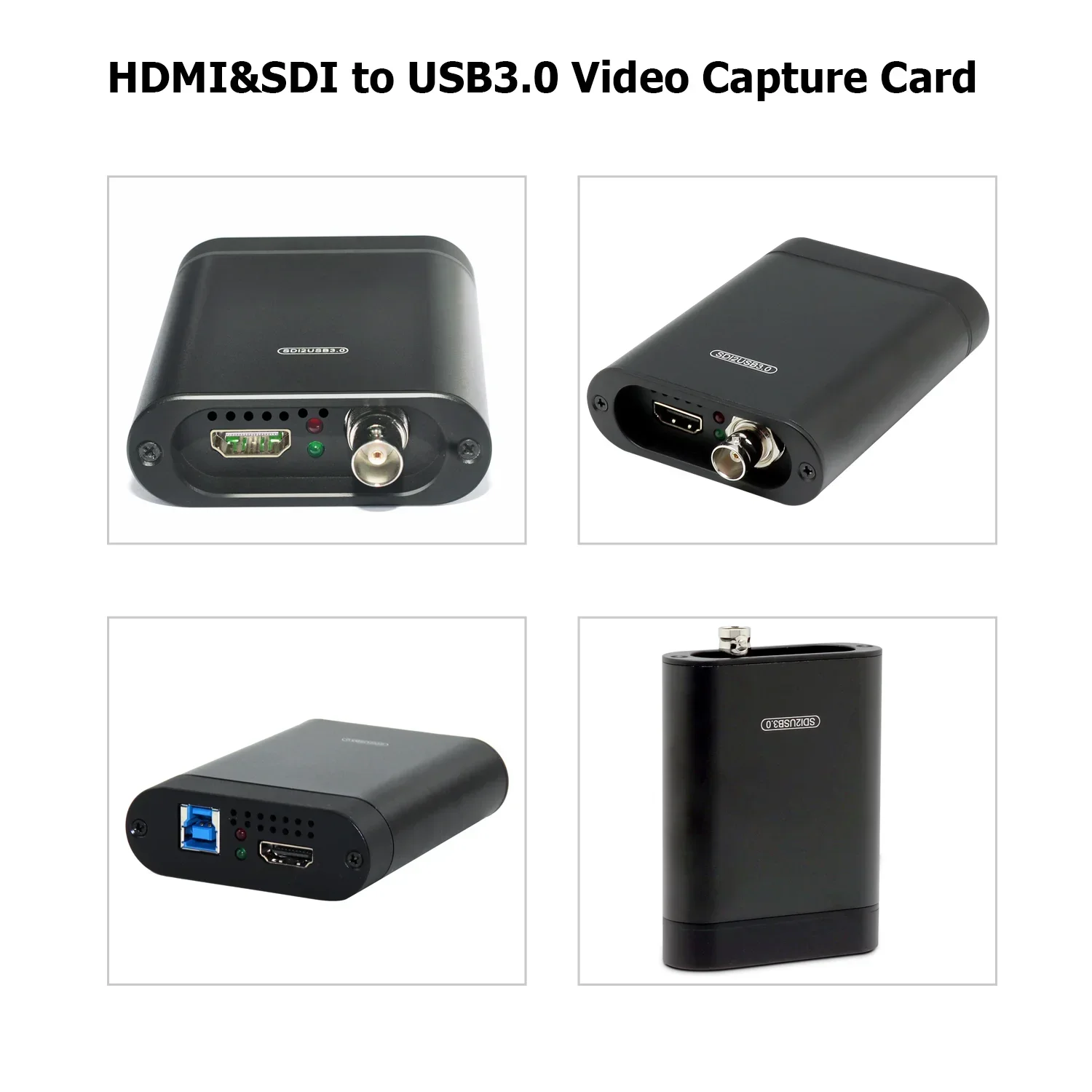 HD 1080P SDI Capture Card USB3.0 to  Audio Video Capture Card for Live Streaming Recording
