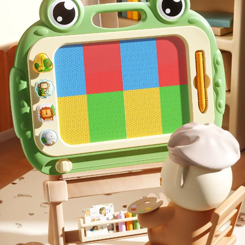 

Frog Magnetic Drawing Board Painting Table Leg Doodle Board Toy Graffiti Erasable Erasable Magnetic Graffiti Board Gifts