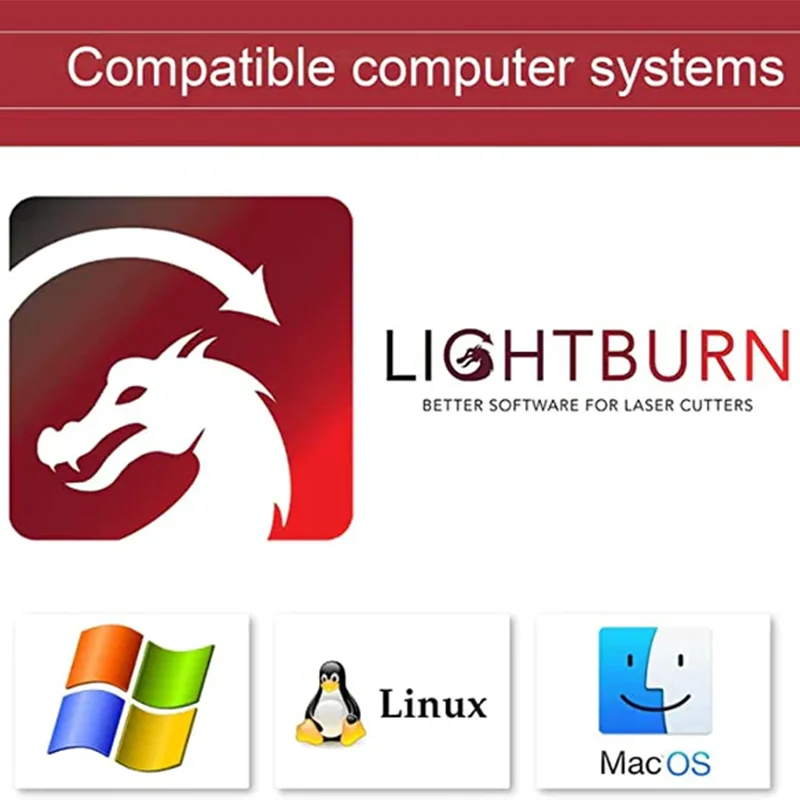 Tyvok LightBurn Software License key Laser Engraving/Cutting Core License  GCode Controller With All Brands Core License