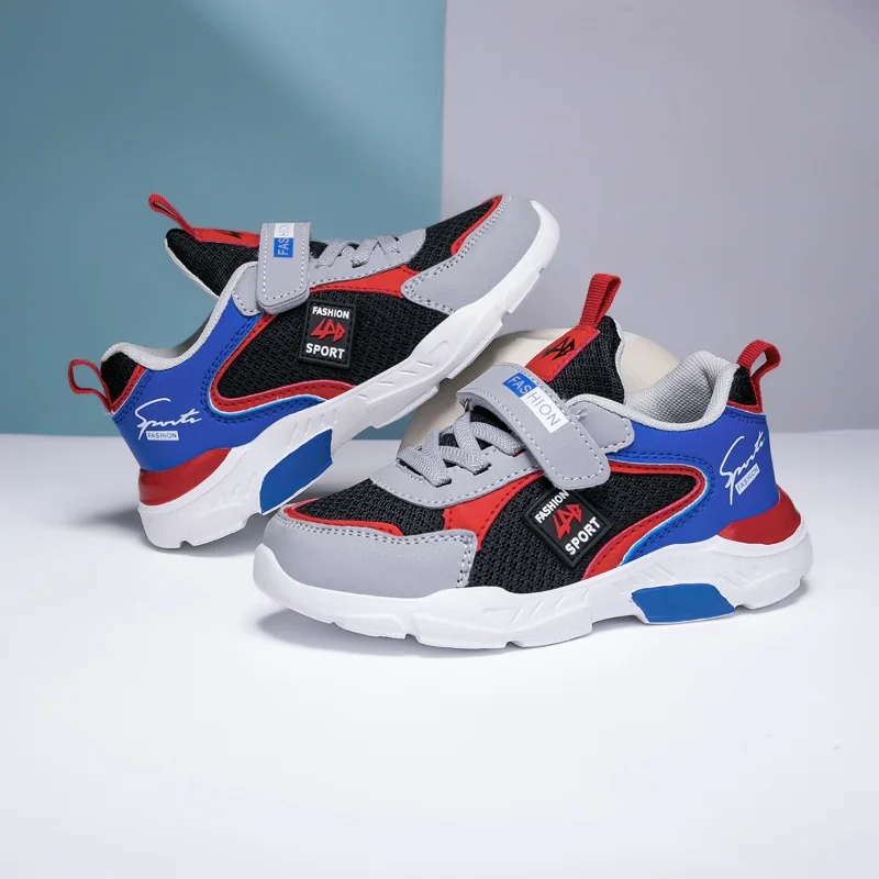 2025New أحذية رياضية الأطفال أحذية رياضية غير رسمية للبنين تنفس الصيف شبكة أطفال هوك وحلقة الطلاب الفتيات مدرسة احذية الجري #2