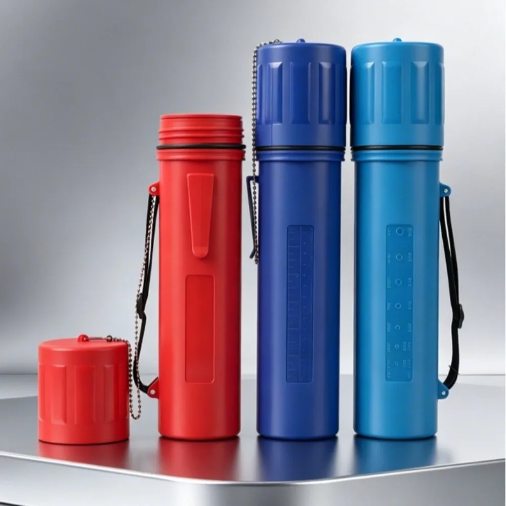 Heavy-Duty Welding Electrode Storage Tube Leash-Lid with Adjustable Shoulder Strap Moisture-Proof Welding Rod Container Portable