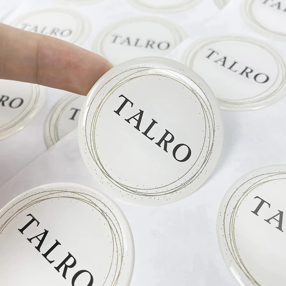 Maßgefertigte gewölbte Aufkleber 100 Stück Kristall 3D Harz Epoxidharz Klare Gel-Logo-Etiketten Stark klebend Selbstklebend Wasserdicht Personalisiert – Detail 7
