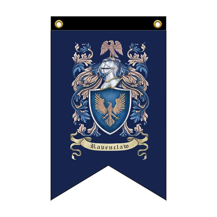 New Harries Potters College Flag Hogwarts Gryffindor Hufflepuff Ravenclaw 30x50cm Magic Academy Decorate Hanging Flags Gifts