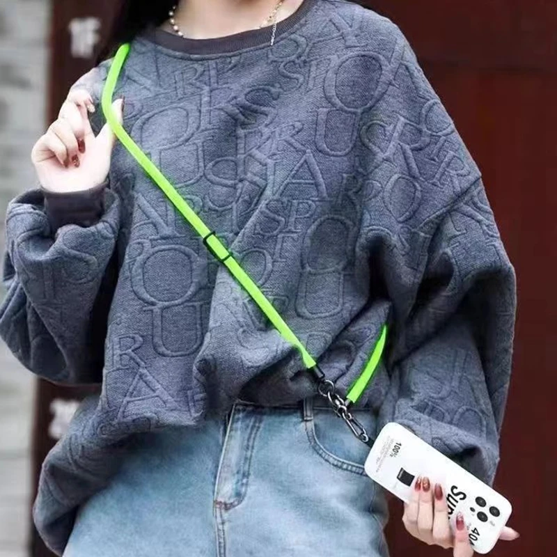 

Универсальный спортивный ремешок 120 см, прочный нейлоновый одинарный шнур для чехла для телефона; Идеально подходит для пеших прогулок