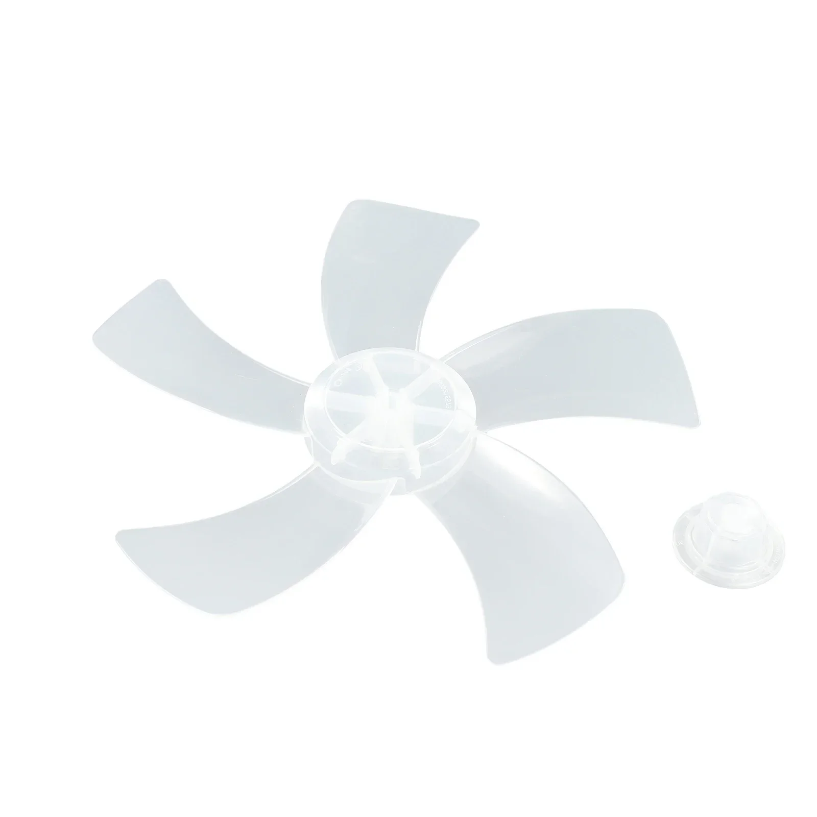 12 Inch  Household Plastic  Fan Blade  Five Leaves With Nut Cover For Pedestal Plastic Fan Blade Fan Accessories