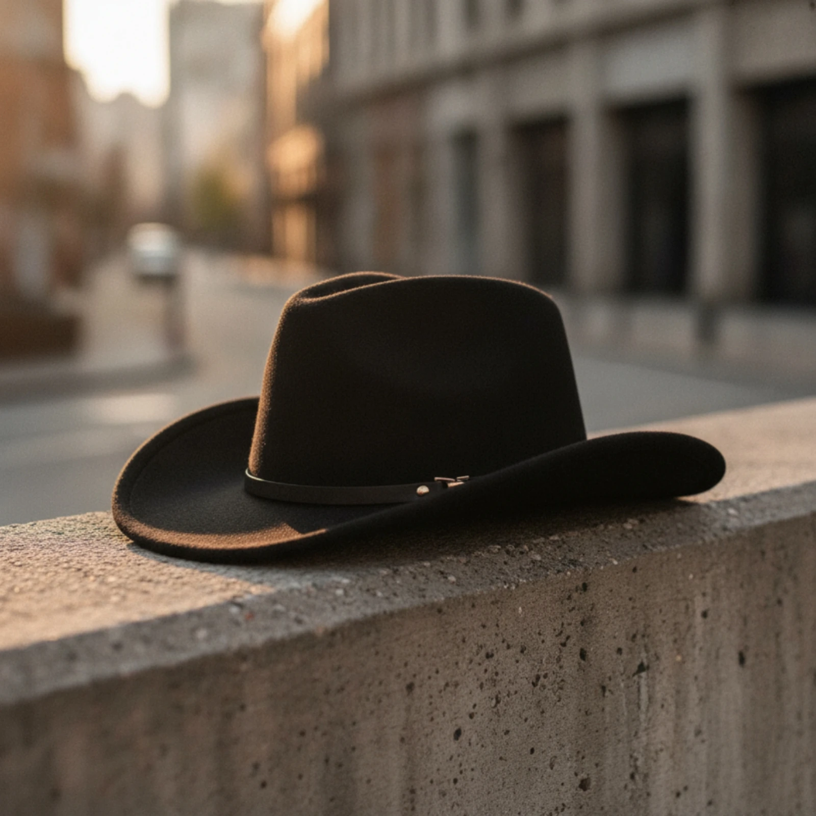 Western Hat with Buckle Band Comfortable Cowboy Hat with Wide Brim Long-Lasting Shapeable for Photo Shoots, Stage Performances