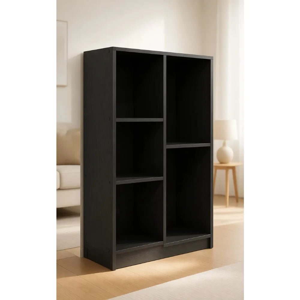 

Five Cube Open Shelf No Tool Assembly Blackwood Finish