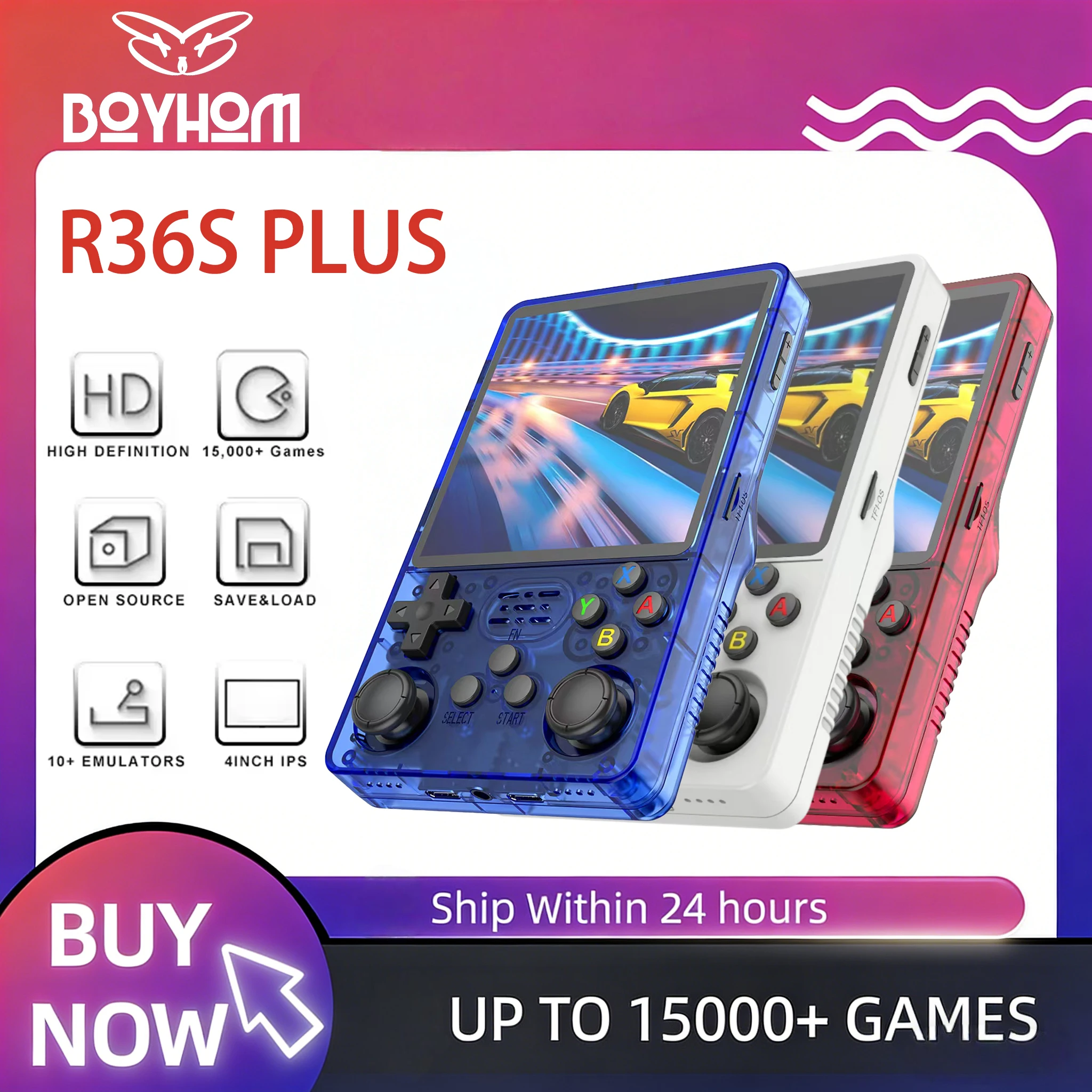 boyhom-genuine-r36s-plus-wifi-4-inch-large-screen-retro-handheld-game-console-linux-system-portable-pocket-video-player-games