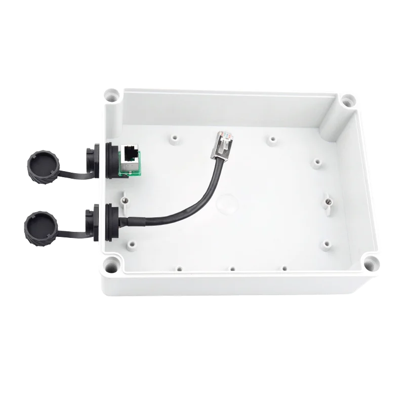 

Lshitech промышленный Удлинительный кабель питания RJ45 Cat5e Ethernet Tab понижающий преобразователь Соединительный разъем порта