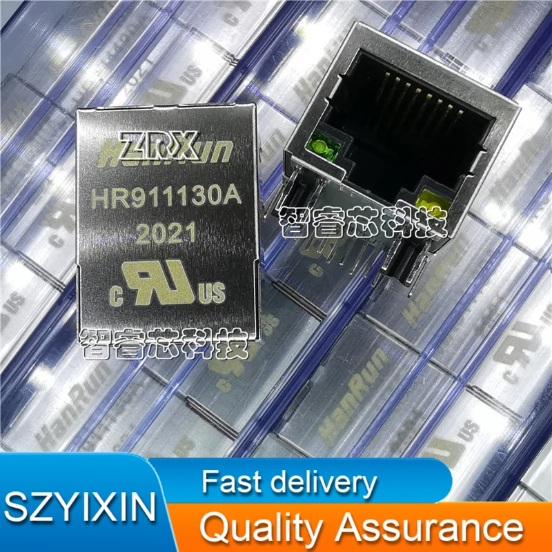 5Pcs/Lot New Original HR911130A HR911130 Gigabit Ethernet port network transformer RJ45 filterHY911130A  In Stock