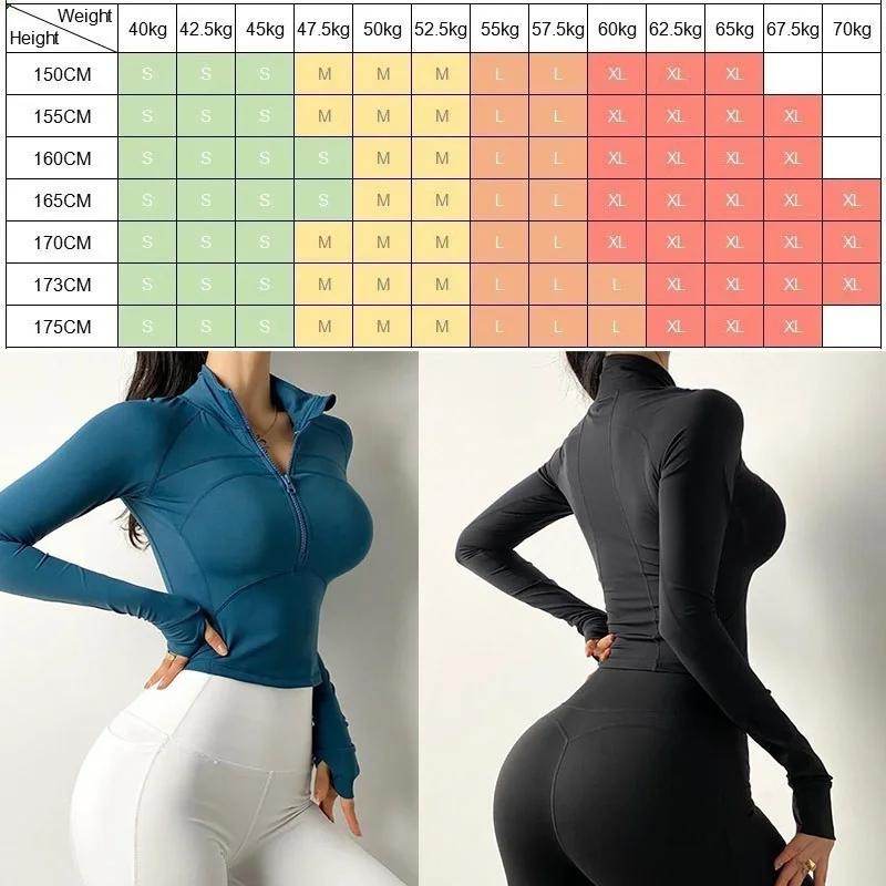 Nuvem esconder sexy zíper camisas de yoga para mulheres outono inverno blusa de manga longa esportes ginásio fitness topo meninas camiseta camisa de treino