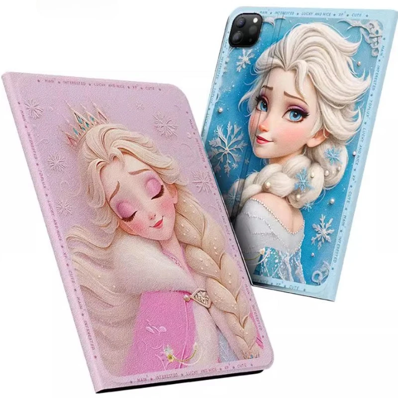 

Princess Elsa For iPad Case ipad 8 9 10 10.2in A16 11in Tablet Cover Air 4 5 10.9in M2 M3 Pro 3 4 5 6 12.9in M4 Protective case