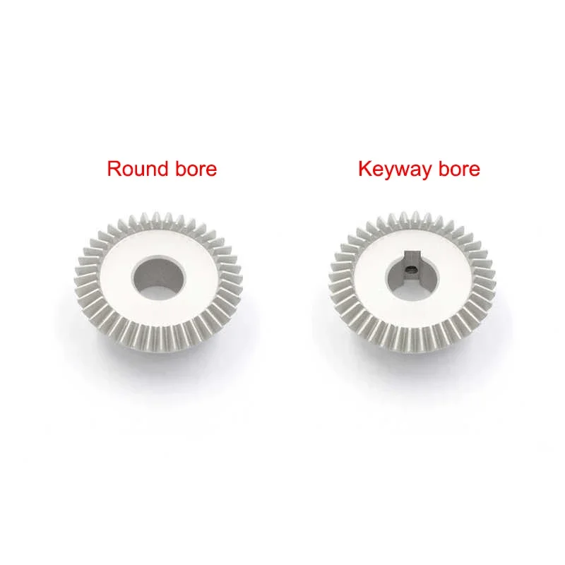 1pc Aluminium Alloy 1 Module Bevel Gear 15 18 20 30 36 40 Teeth 90 Degree Bevel Gear 1:2 Round Bore & Keyway Bore
