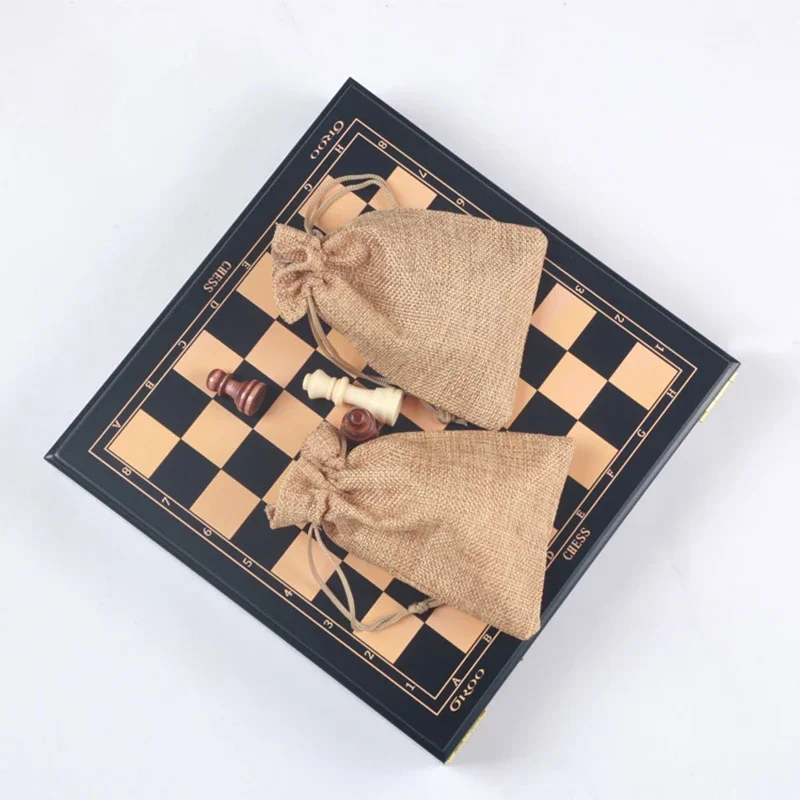 

Professional Board Chess Set Table Luxury Wooden Gift Portable Chess Pieces Souvenir Tournament Children Juegos En Familia Game