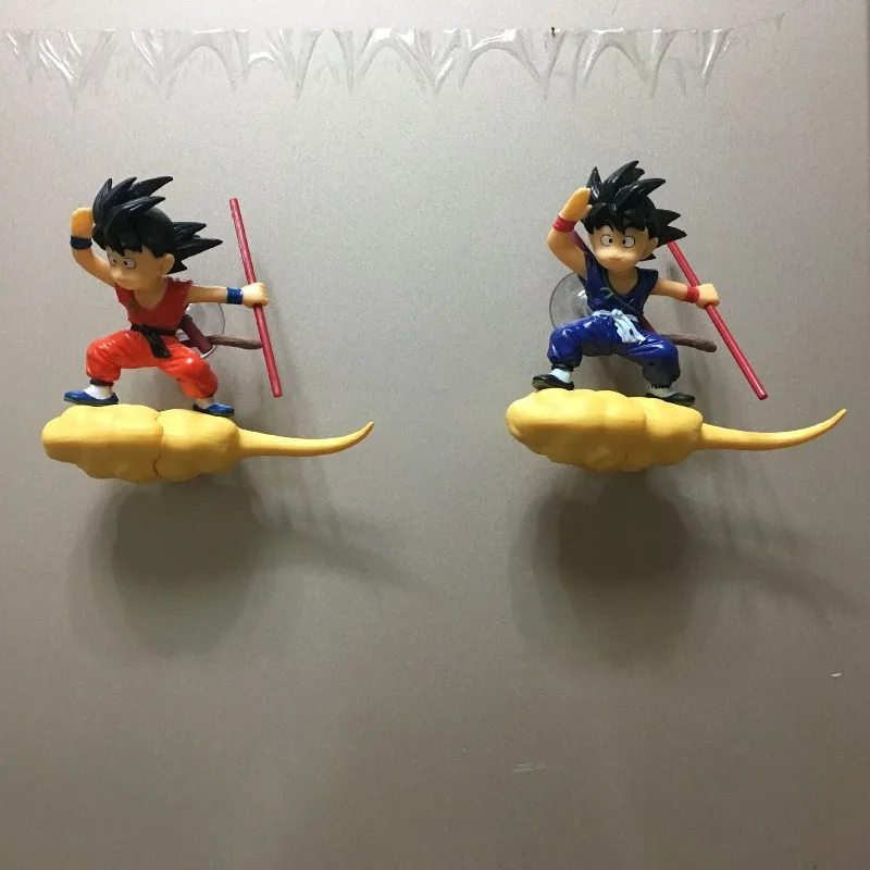 Adorno Decorativo para Coche con Ventosa de Anime Dragon Ball: Son Goku Kawaii en Nube Voladora ‌ Accesorios para Automóviles, Regalo