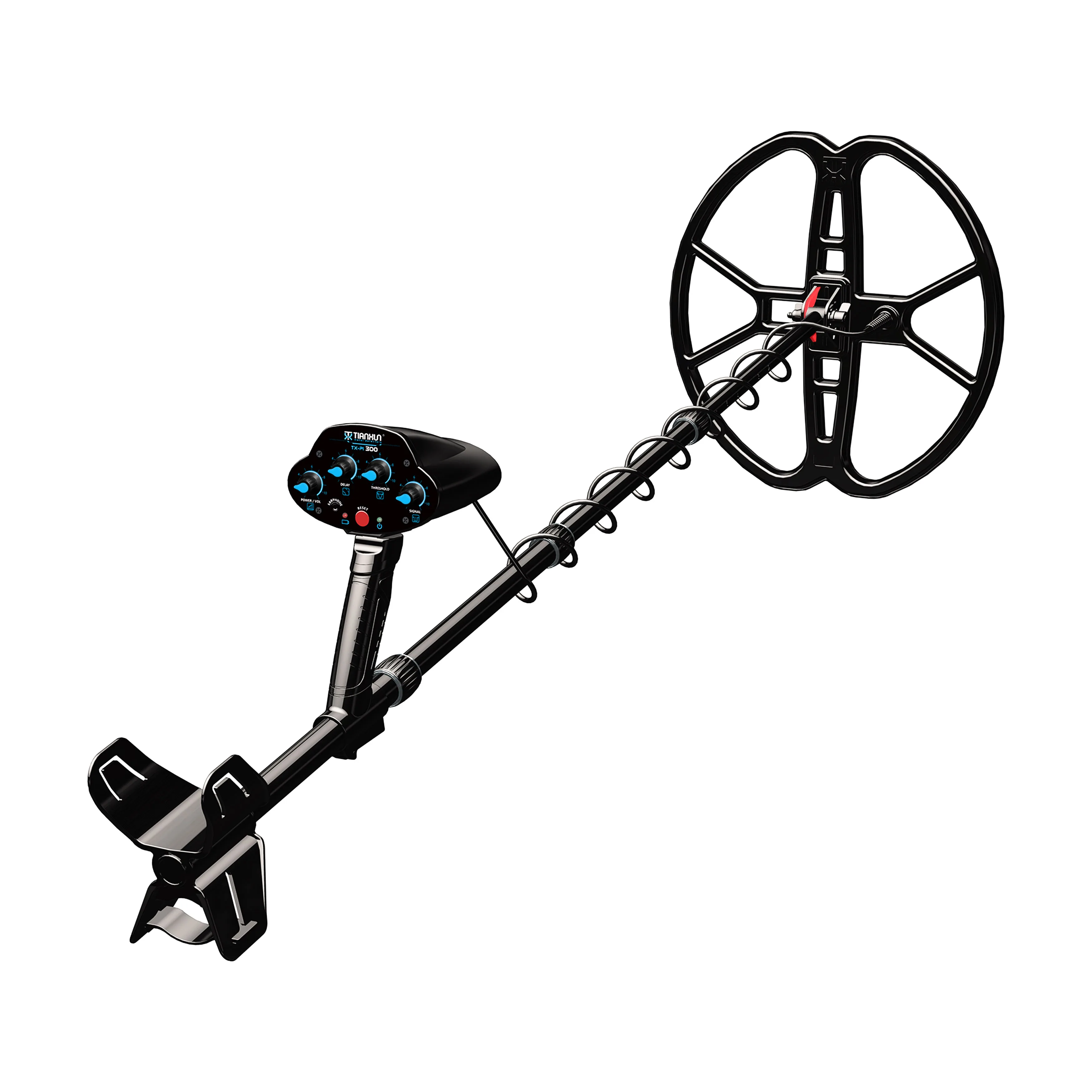 Long-distance pulse induction gold metal detector TX-PI300 gold, silver and copper detector deep underground 5 meters 15 inches