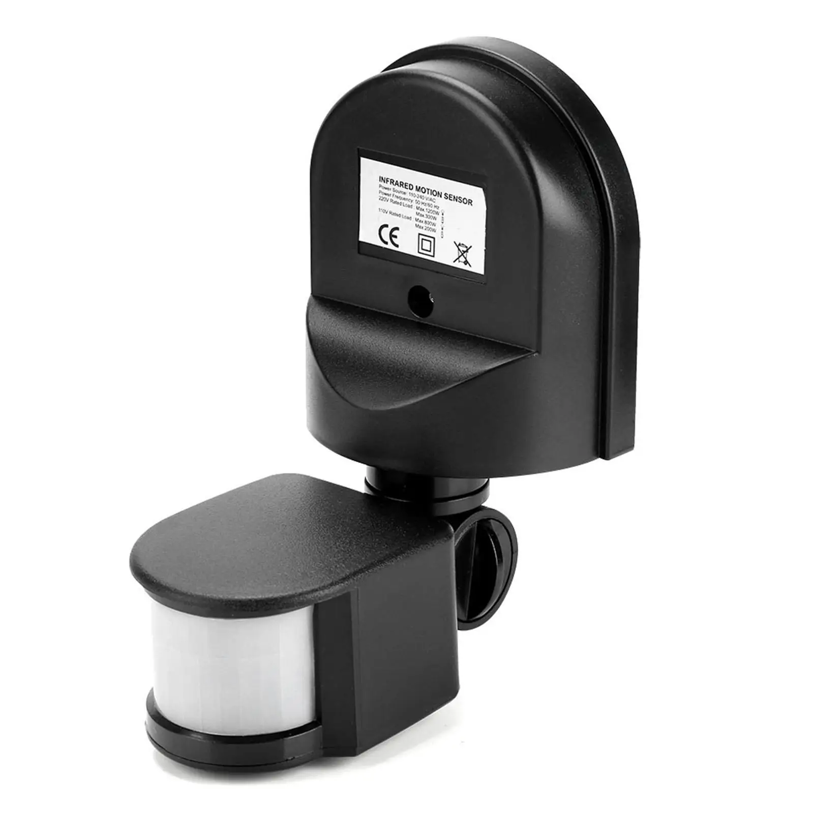 قابل للتعديل PIR محس حركة ضوء لمبة التبديل 110-240 فولت كاشف الأشعة تحت الحمراء لأمن المنزل نظام الإضاءة توفير الطاقة