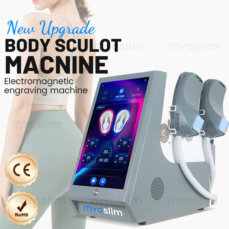 

Аппарат для электромагнитной стимуляции мышц и сжигания жира EMS 6500 Вт, для коррекции фигуры, формирования ягодиц и снижения веса, для салонов красоты