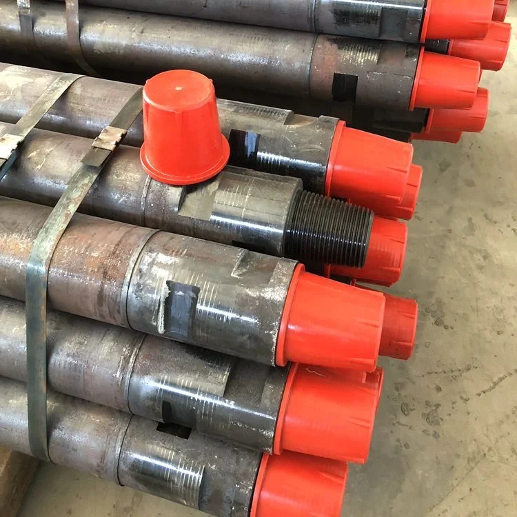 High Quality Factory Price Custom Threaded 3m Water Well Drill Pipe 76mm API 2 3/8 "DTH Drill Pipe image 5