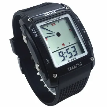 Arabic talking watch for blind and elderly electronic sports wristwatches 829TA