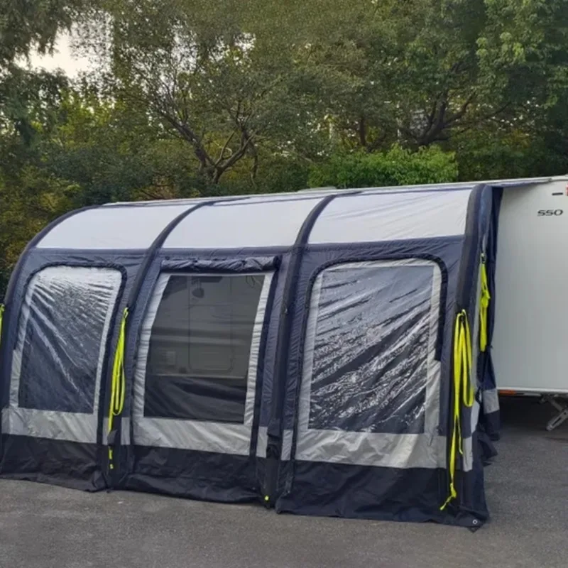 

2026Outdoor 5-8 People Camping Inflatable Caravan Rv Shade Tent Waterproof Windproof Mosquiroof Awnings Tent for Motorhome