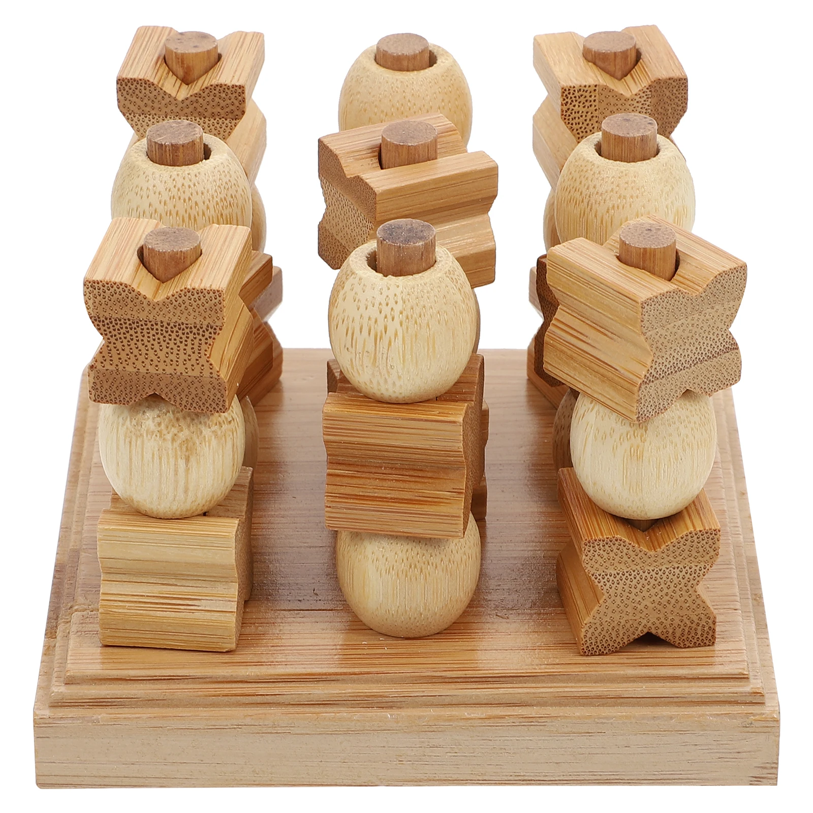 

3D Toe Chess Kids Logical Preschool Educational Toys Sudoku Plaything Bamboo Material Safe Fun Game Set