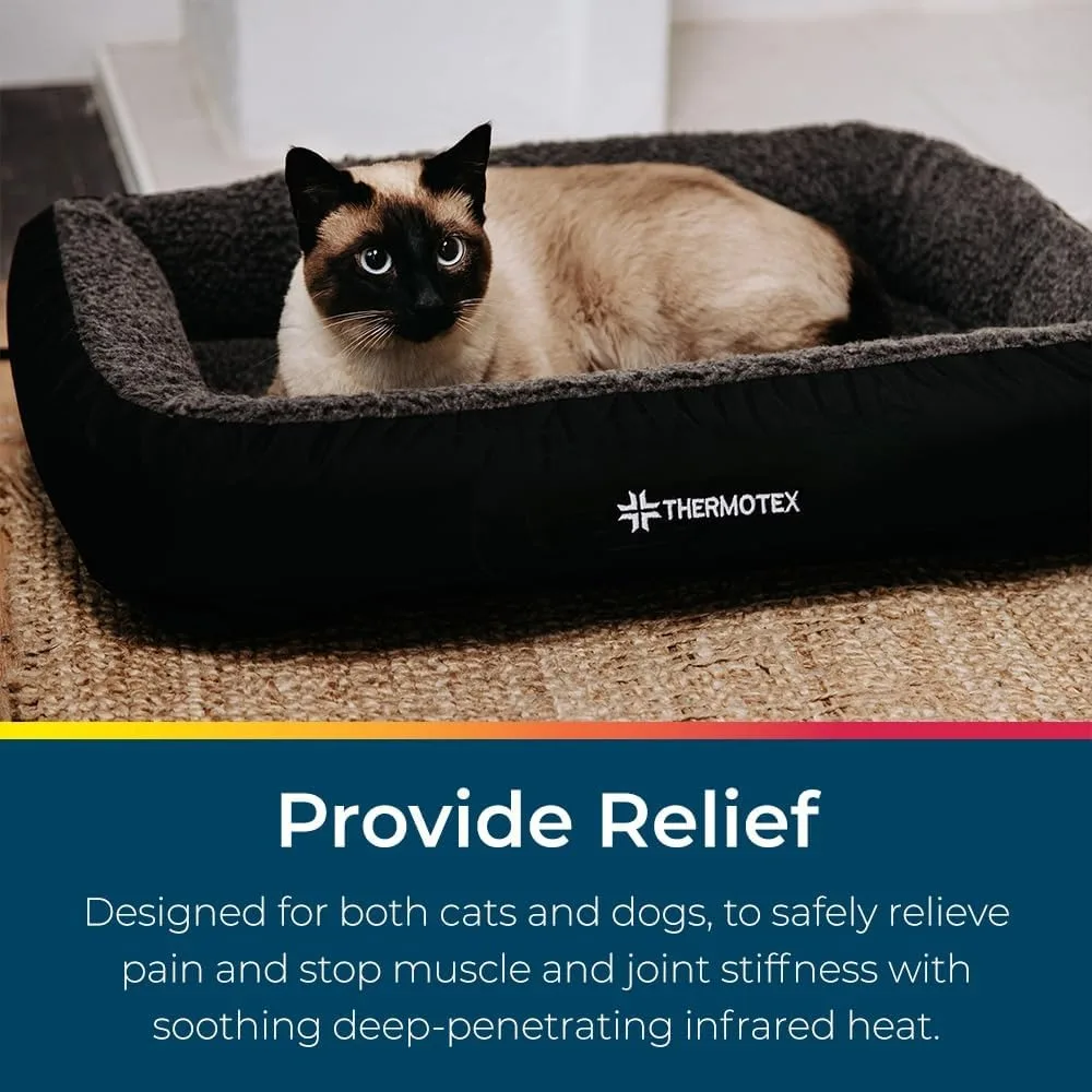 Far Infrared Premium Heating Pet Bed Animal Heating Bed Relieves Sore Muscles and Joints with Arthritis for Dogs and Cats