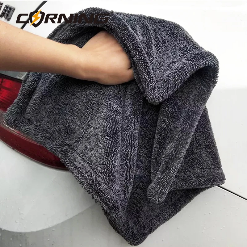 

1200GSM Microfiber Car Cleaning Towel Double-Sided Super Absorbent Car Wash Cleaning Cloth Scratch Proof Soft Lint Towels