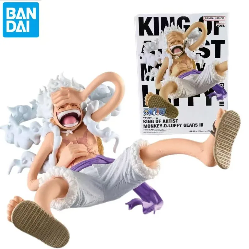 

В наличии Оригинальная коллекционная фигурка Bandai Banpresto One Piece King of Artist Monkey.D.Luffy Gear 5 III, модель аниме-персонажа, игрушка, подарок