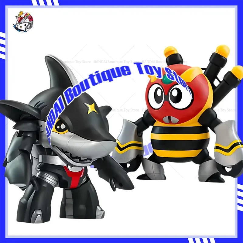 

In Stock Orange Cat Industrial Shark Chili B-ROBO KABUTACK QOSMOS Q-Version Anime Action Figure Assembly Model Ornament Toy Gift