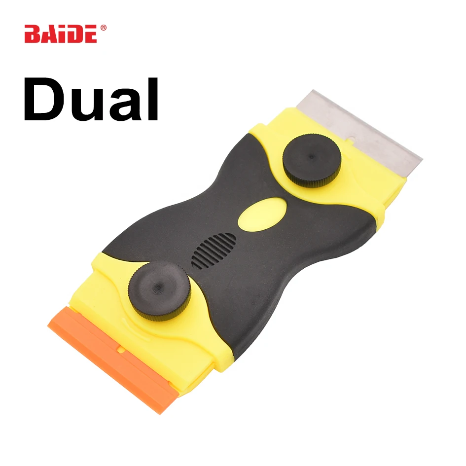 

Drawknife Scraper With Metal Blade Plastic Blade Dual End Glue Remove Knife Shovel for iPad Phone Screen Repair Tool 50pcs/lot