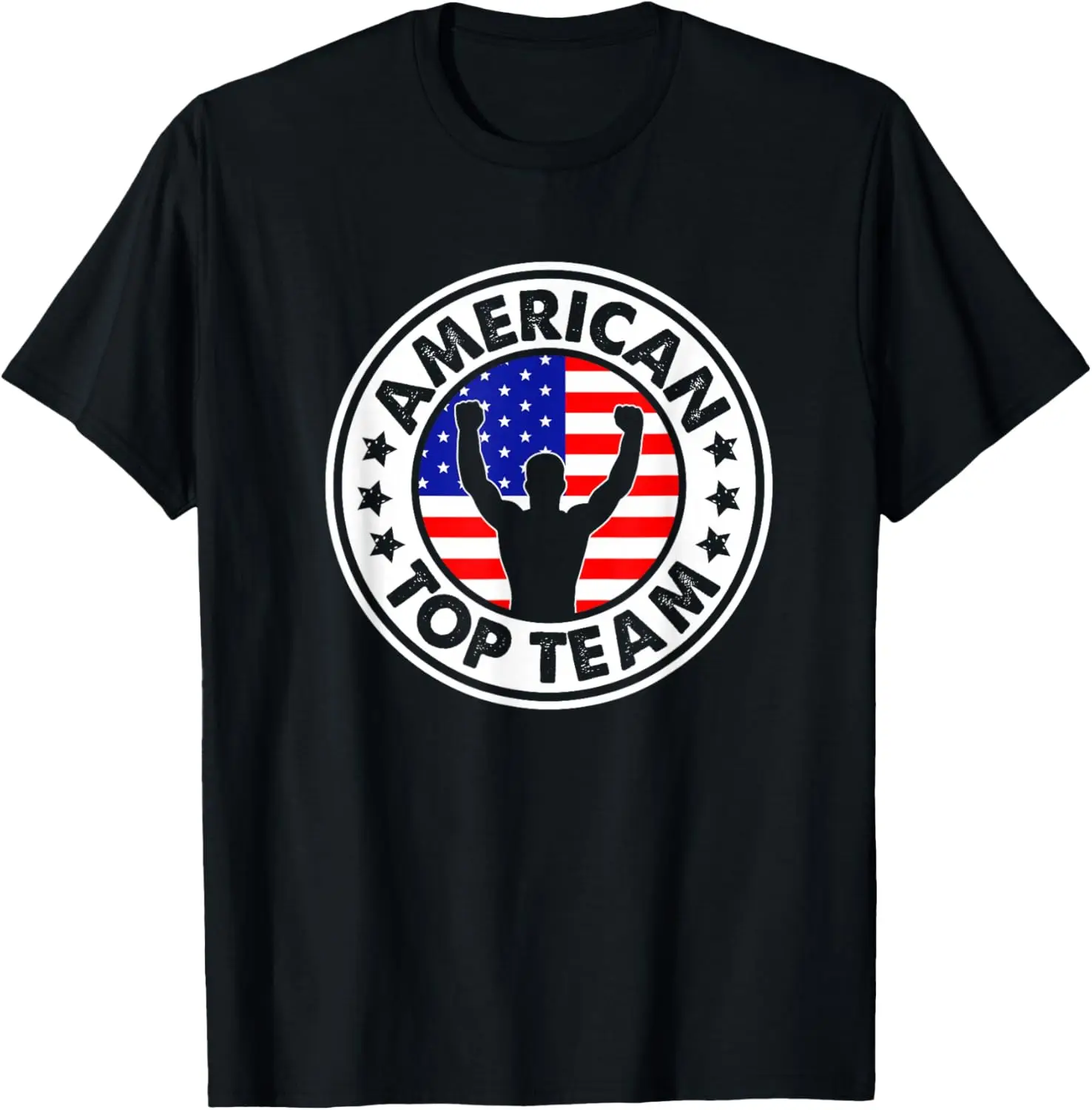 

American Top Team MMA Fighter Victory Graphic T-Shirt Men's Breathable Cotton Tee