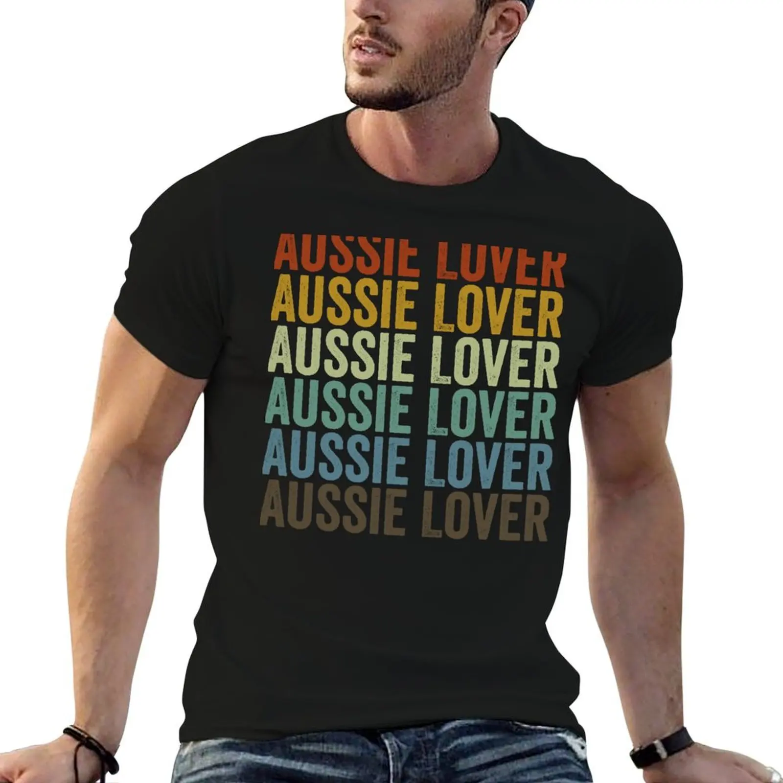 

t shirts Dog man man Lover shirts for Lover Shepherd Australian T-Shirt Aussie cotton t for graphic Dog funny