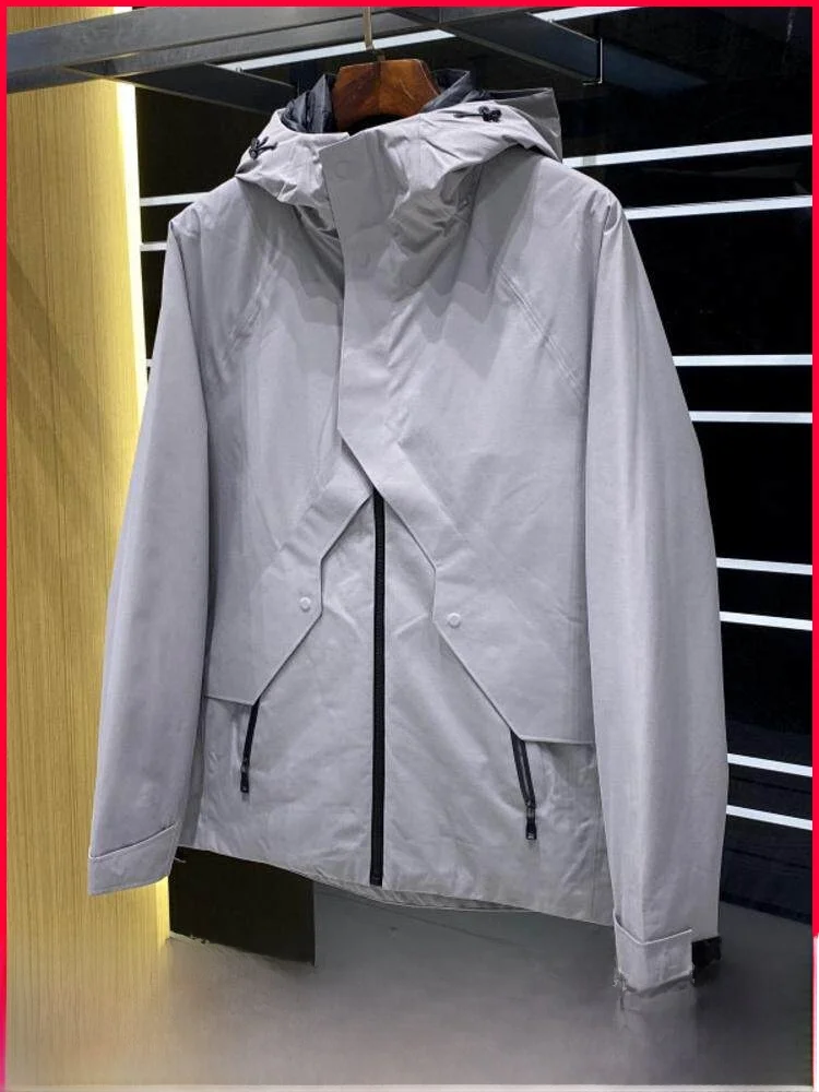 

Heavyweight Goose down Jaet Men's Winter Outdoor Breathable Warm Thiened Versatile Sli Polyester Fiber Zipper Sle