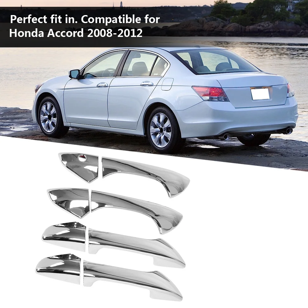 Side Door Handle Cover Trim Car Exterior Accessories Side Door Handle Cover Trim Decor for  Accord 2008-2012