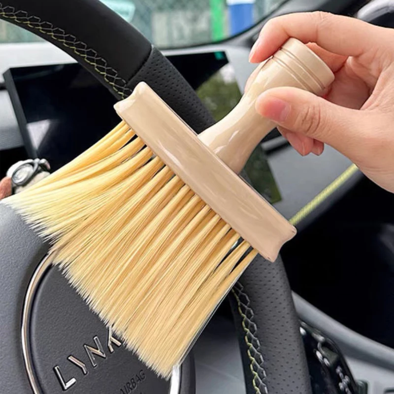 Soft Brush Interior Car Cleaner Dashboard PC Laptop Computer Keyboard Dust Removal Sweeping Cleaning Air Conditioner Detailing