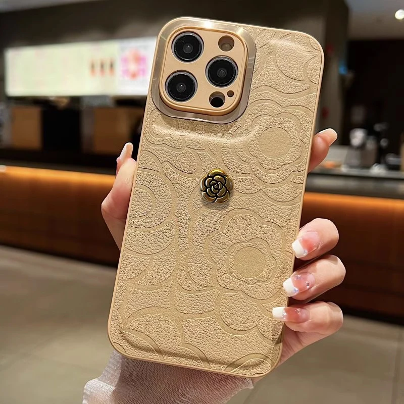 革製の携帯電話ケース,iphone用の豪華な保護ケース,無地,ゴールドのレター,ファッショントレンド15,iphone 14,iphone 13, iPhone 12 pro max