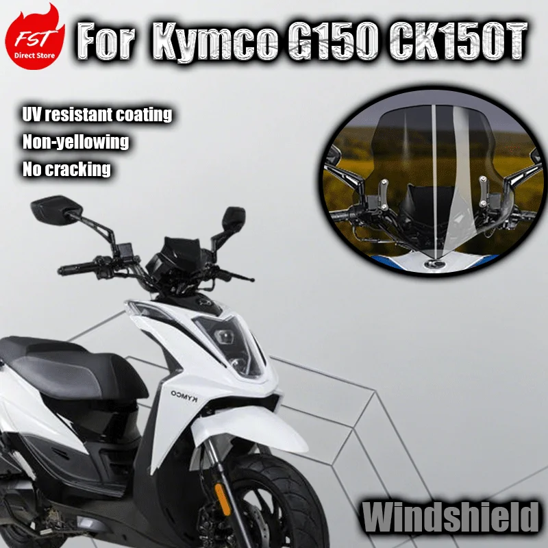 

For Kymco G150 CK150T Power 150 windshield modification including windshield guard and goggles